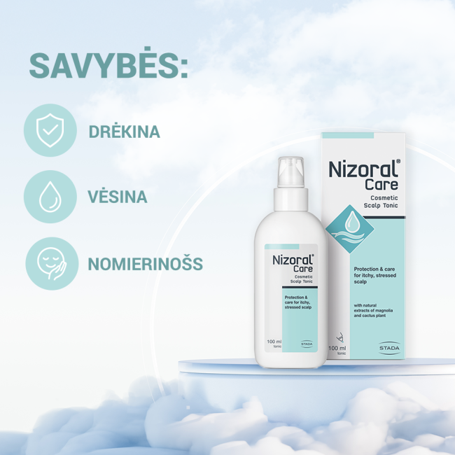 NIZORAL CARE galvos odos tonikas, 100 ml