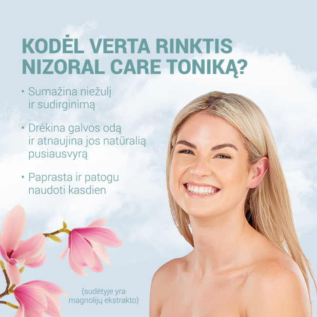 NIZORAL CARE galvos odos tonikas, 100 ml