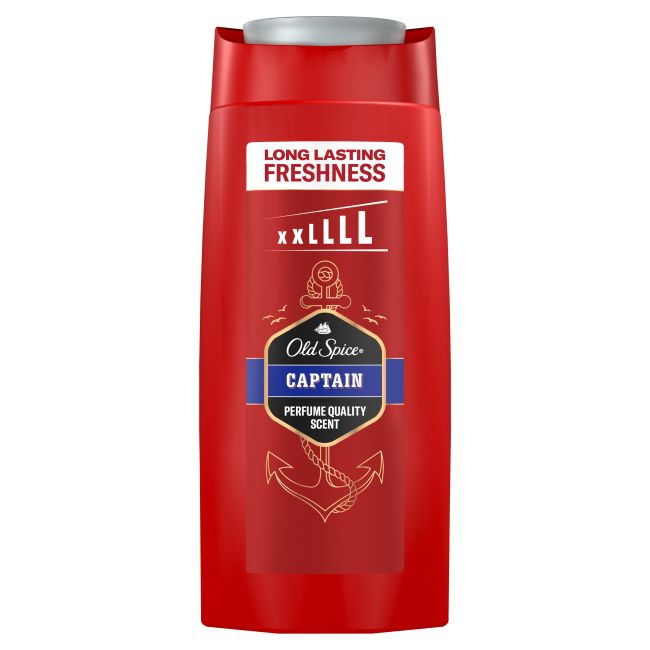 OLD SPICE CAPTAIN 3 IN 1 vyrų kūno, plaukų ir veido prausiklis, 675 ml