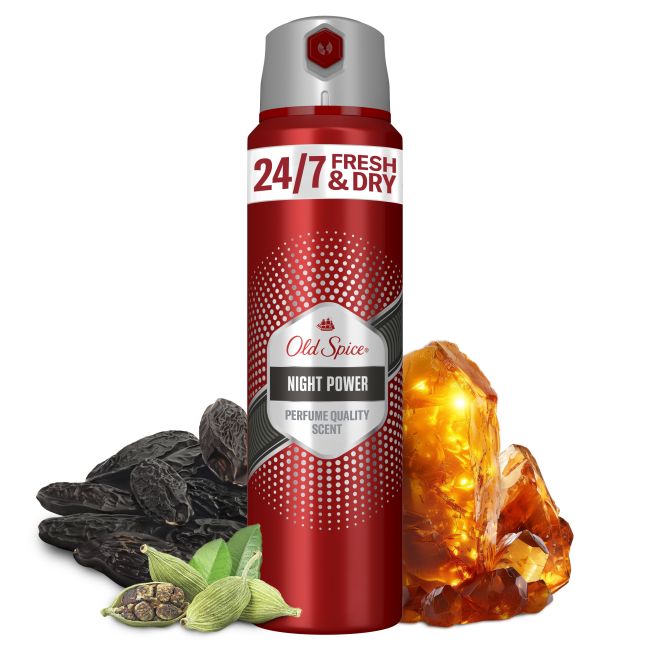 OLD SPICE NIGHT POWER purškiamasis dezodorantas, 150 ml