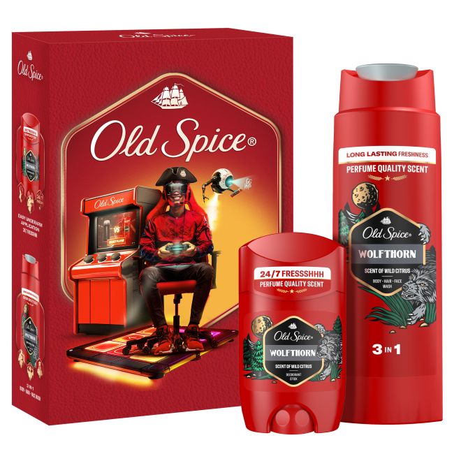 OLD SPICE WOLFTHORN vyrų dovanų rinkinys
