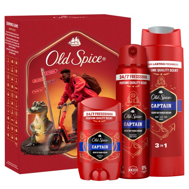OLD SPICE CAPTAIN vyrų dovanų rinkinys