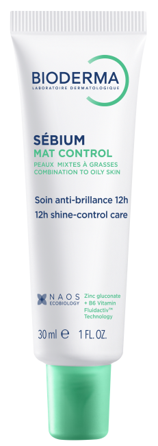 BIODERMA SEBIUM MAT CONTROL SHINE-CONTROL veido kremas, 30 ml