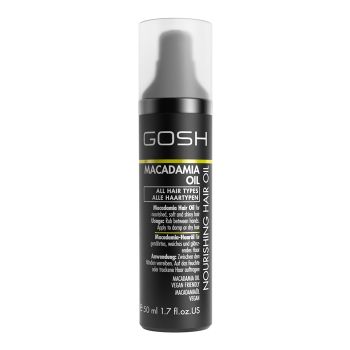 GOSH MACADAMIA OIL NOURISHING plaukų aliejus, 50 ml