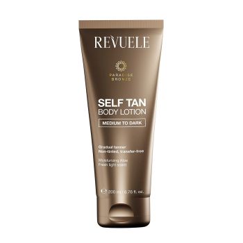 REVUELE SELF TAN savaiminio įdegio kūno losjonas, 200 ml