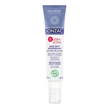 EAU THERMALE JONZAC SUBLIMACTIVE REVITALIZING naktinis veido kremas, 40 ml
