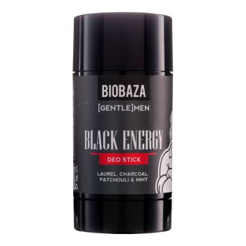 BIOBAZA GENTLEMEN BLACK ENERGY pieštukinis vyrų dezodorantas, 50 ml