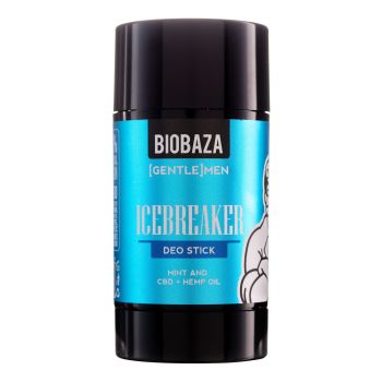 BIOBAZA GENTLEMEN ICEBREAKER pieštukinis vyrų dezodorantas, 50 ml