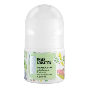 BIOBAZA GREEN SENSATION rutulinis dezodorantas, 20 ml