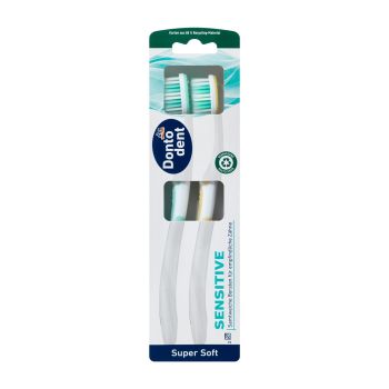 DONTO DENT SENSITIVE SUPER SOFT dantų šepetėliai (2 vnt.)