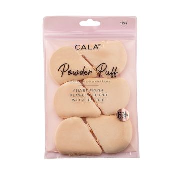 CALA POWDER PUFF makiažo kempinėlės (6 vnt.)