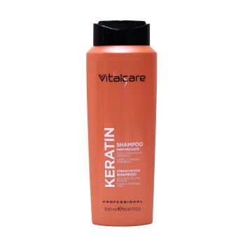 VITALCARE KERATIN OIL plaukų šampūnas, 500 ml