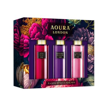 AOURA LONDON kūno miglų rinkinys (3 x 60 ml)