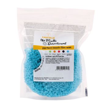 XANITALIA THE MULTIDIRECTIONAL CARIBBEAN LIGHT BLUE depiliacijos vaškas, 500 g