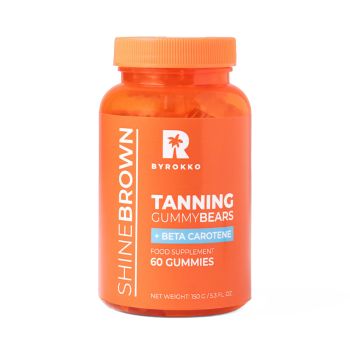 BYROKKO SHINE BROWN TANNING beta karotenas, maisto papildas, 60