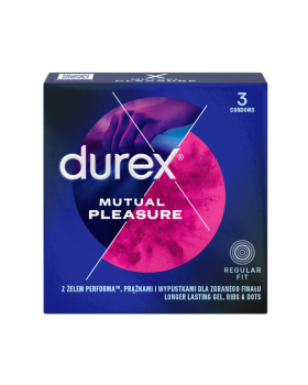 DUREX MUTUAL PLEASURE prezervatyvai (3 vnt.)