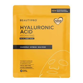 BEAUTY PRO HYALURONIC ACID HYDRATING veido kaukė