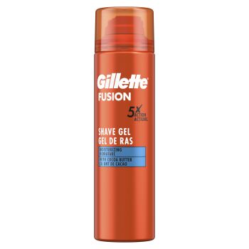GILLETTE FUSION 5 ULTRA MOISTURISING skutimosi želė, 200 ml