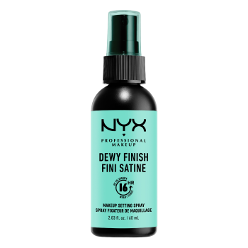 NYX PROFESSIONAL MAKEUP DEWY FINISH makiažą fiksuojantis purškiklis, 60 ml