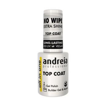 ANDREIA ALL IN ONE NO WIPE viršutinis nagų lako sluoksnis, 10,5 ml