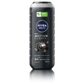 NIVEA MEN ACTIVE CLEAN dušo želė, 500 ml