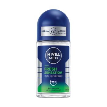 NIVEA MEN FRESH SENSATION 72H rutulinis dezodorantas, 50 ml