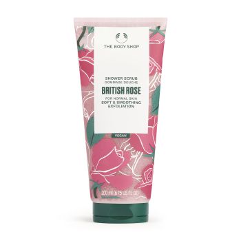 THE BODY SHOP BRITISH ROSE kūno šveitiklis, 200 ml