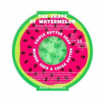 BOMB COSMETICS THE SHAPE OF WATERMELON kūno plaušinė su muilu, 165 g