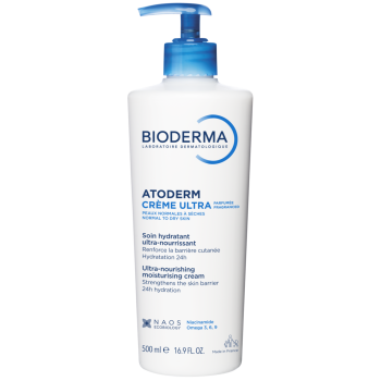 BIODERMA ATODERM ULTRA-NOURISHING MOISTURISING kūno kremas, 500 ml