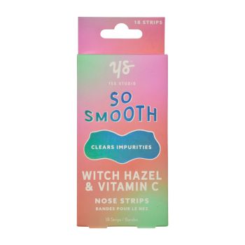 YES STUDIO SO SMOOTH WITCH HAZEL & VITAMIN C nosies juostelės (18 vnt.)