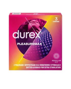 DUREX PLEASUREMAX prezervatyvai (3 vnt.)