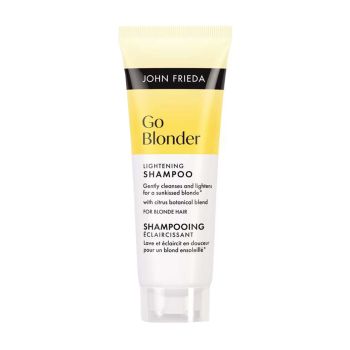 JOHN FRIEDA GO BLONDER LIGHTENING šviesinamasis plaukų šampūnas, 75 ml