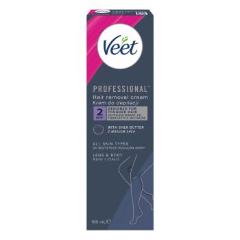 VEET PROFESSIONAL kojų ir kūno depiliavimo kremas, 100 ml