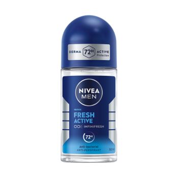 NIVEA FRESH rutulinis vyrų dezodorantas, 50 ml