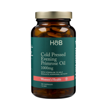 H&B šalto spaudimo nakvišų aliejus 1000 mg, 120 kapsulių