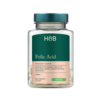 H&B folio rūgštis ir vitaminas D3, 180 tablečių