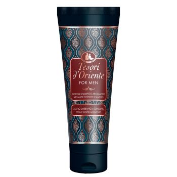 TESORI D'ORIENTE vyrų dušo želė šampūnas, 250 ml