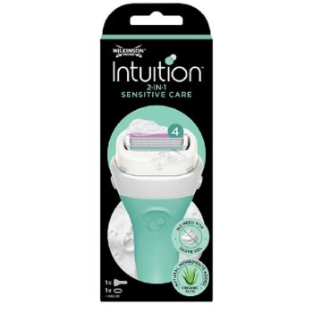 WILKINSON SWORD INTUITION moterų skustuvas ir peiliukas