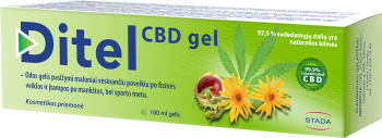 DITEL CBD vėsinamojo poveikio kūno želė, 100 ml