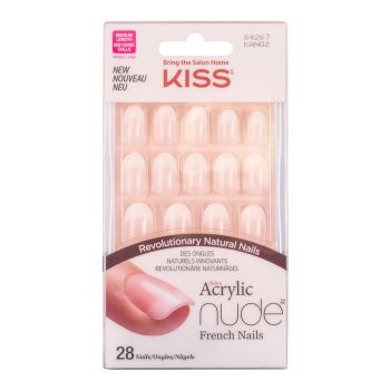 KISS ACRYLIC NUDE priklijuojami nagai (28 vnt.)
