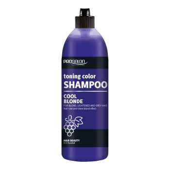 PROSALON TONING COLOR COOL BLONDE plaukų šampūnas, 500 g