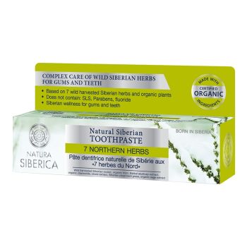 NATURA SIBERICA 7 NORTHERN HERBS dantų pasta, 100 g