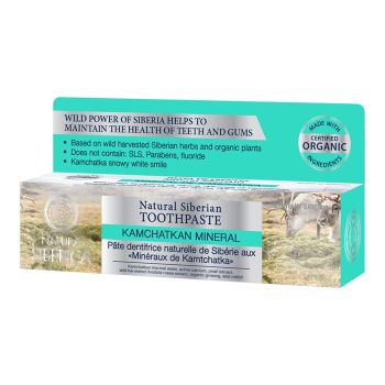 NATURA SIBERICA KAMCHATKA MINERAL dantų pasta, 100 g
