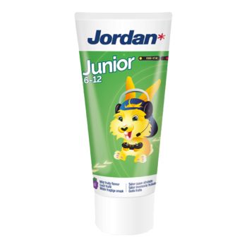 JORDAN 6 - 12 YEARS vaikų dantų pasta, 50 ml