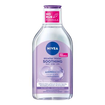 NIVEA SOOTHING valomasis micelinis vanduo, 400 ml