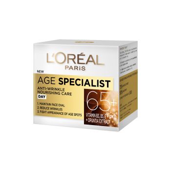 L'OREAL AGE EXPERT 65+ dieninis veido kremas, 50 ml