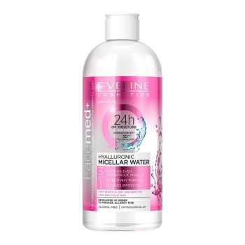 EVELINE FACEMED+ HYALURONIC micelinis vanduo, 400 ml