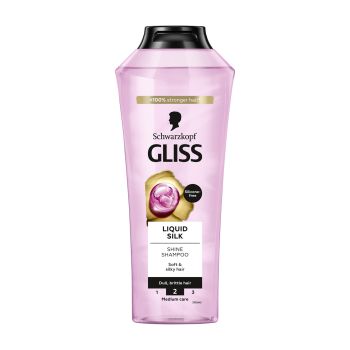 GLISS LIQUID SILK SHINE plaukų šampūnas, 400 ml