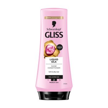 GLISS LIQUID SILK SHINE plaukų kondicionierius, 200 ml