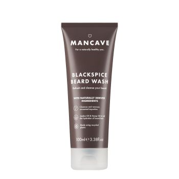 MAN CAVE BLACKSPICE barzdos prausiklis, 100 ml